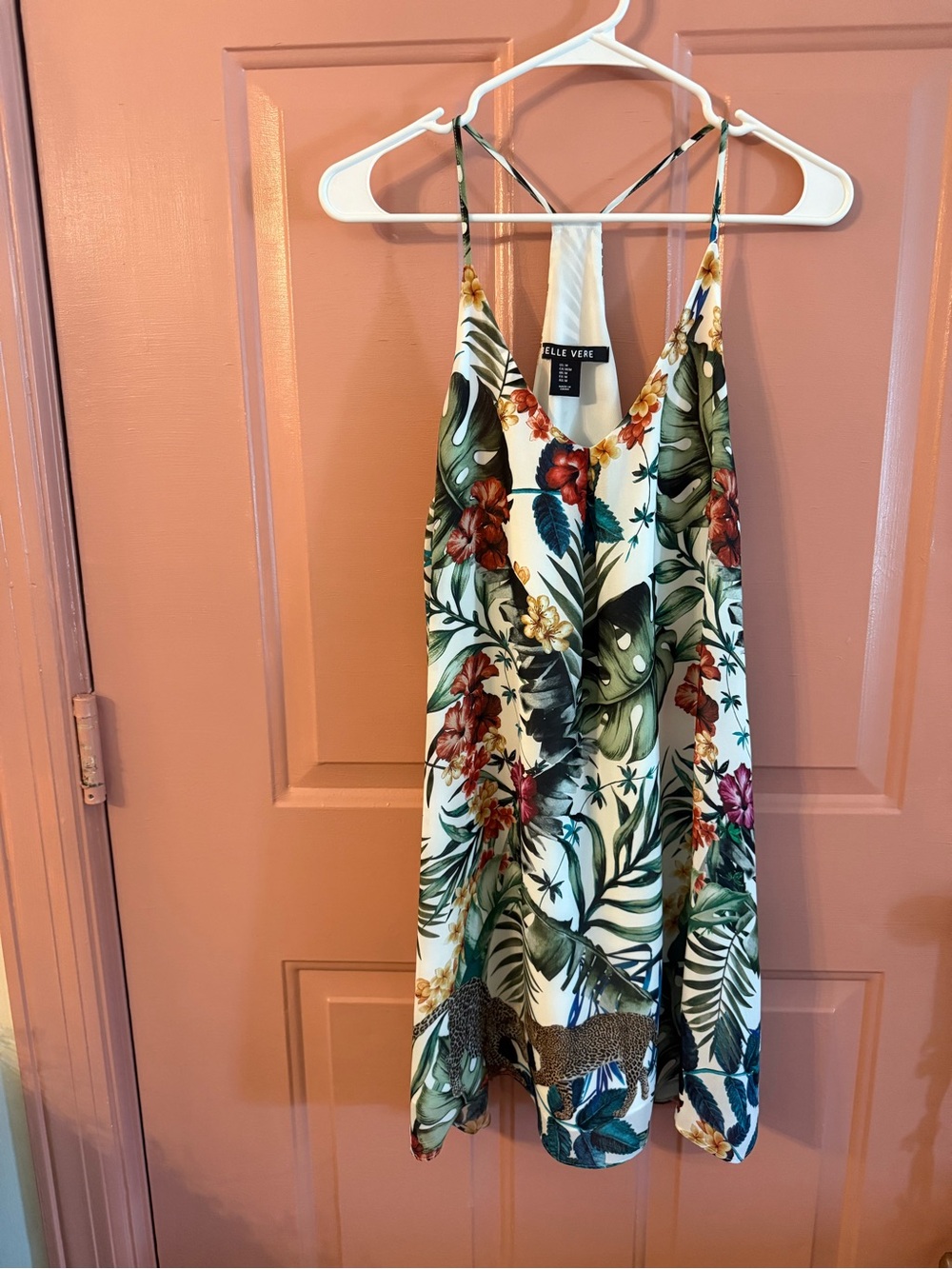 Belle Vere Tropical Floral Slip Dress 🌴